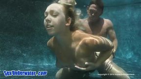 Crazy sex under water