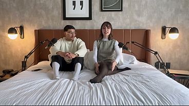 White girl moves to Japan with her fit, handsome husband wearing glasses