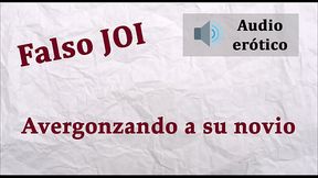 Falso JOI - Avergonzando a su novio metiendole los dedos por...