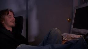 Annie Body is enjoying a relaxing summer day in her hammock when a colorful man approaches her