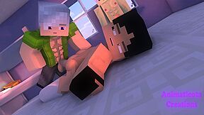 Im Getting Fucked By My Str8 Lab Partner While My Roomate Is Watching Ii- Minecraft Gay Porn