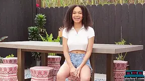 Sexy Ebony La Teen 18+ Lily Lilac Interview & Striptease For