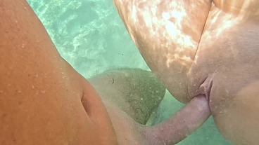 THE NON-MERMAID: Big-Ass Teen Lina Fucked in a Vacation Paradise (Underwater Sex)