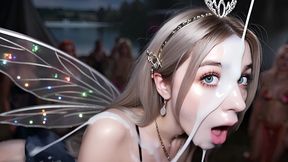 teens came to a cosplay party to dance, but they were filled with tons of cum!!! (ai generated)