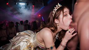 teens came to a cosplay party to dance, but they were filled with tons of cum!!! (ai generated)