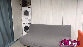 sexy skinny latina sole vargas bangs her own colleague from work!