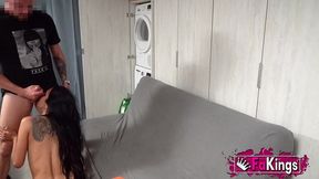sexy skinny latina sole vargas bangs her own colleague from work!