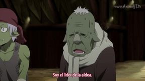 Isekai Anime Slime Gets Fucked By Horny SubESP Couple In Hot Hentai Action
