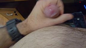 Mature Office Jerk off and Cum