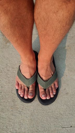 Do you like my pedicure male feet