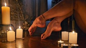 Milah Arches Foot Soles and sublime Arches on candle light