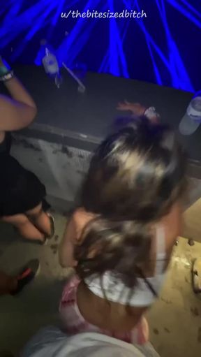 Unlocked box truck fuck at the rave