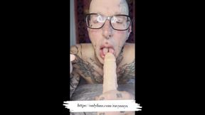 Split Tongue Smoking Blowjob