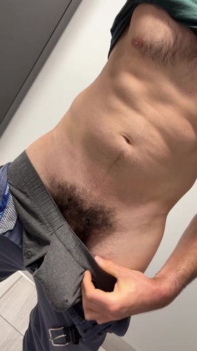 Thick uncut big dick gives a hairy monster cock experience