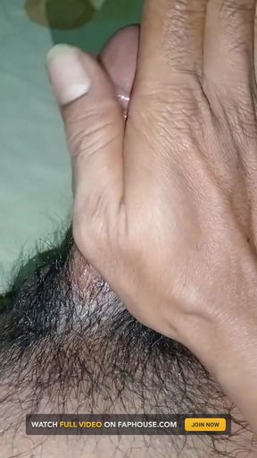 Horny Man Playing with His Dick Alone