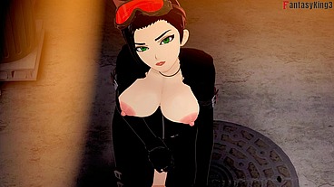Catwoman fucks Batman to avoid going to jail - Full Scene For REDS - Halloween 2025 - Full Movie on Sheer & PTRN: Fantasyking3