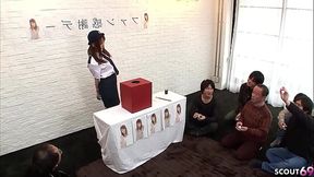 Japanese female Teacher seduce to Bukkake and Creampie Gangbang in Classroom