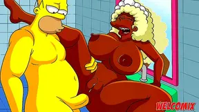 Plump Maid Takes Rough Ride in Simpsons-Style Hentai Fantasy