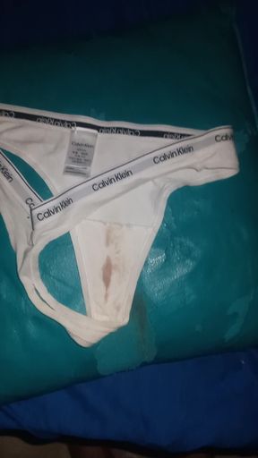 I GET MORE TURBO WITH MY BLONDE NEIGHBOR'S USED THONGS