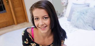 Cute Young Petite Brunette Teen Casting Fuck, POV