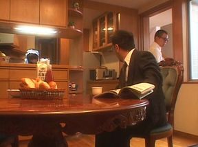 Akiho Yoshizawa as Hot Maid Sucks Hard in Steaming Stockings Scene