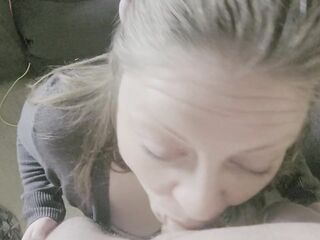 Wife gives me a pre-game oral-sex