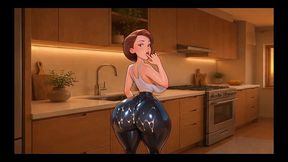 grandpa lesson [ taboo hentai game ] ep.4 grand father in law do yoga with her instructor ins sexy thigt leggings !