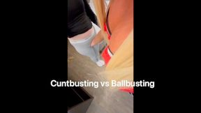 Cuntbusting vs Ballbusting