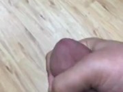 Tranny finally gets caught at work. It was too late for me to not buss! Full video link in bio