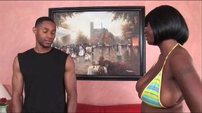 And as soon as it all started she immediately threw herself on his cock