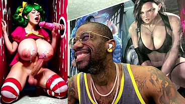 Transgender Candy Lover Cumming While Jerking Off A Candy Cane Cock And Getting Cummed On, AI Generated
