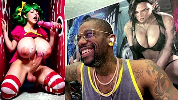 Transgender Candy Lover Cumming While Jerking Off A Candy Cane Cock And Getting Cummed On, AI Generated