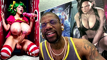 Transgender Candy Lover Cumming While Jerking Off A Candy Cane Cock And Getting Cummed On, AI Generated