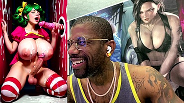 Transgender Candy Lover Cumming While Jerking Off A Candy Cane Cock And Getting Cummed On, AI Generated