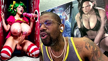 Transgender Candy Lover Cumming While Jerking Off A Candy Cane Cock And Getting Cummed On, AI Generated