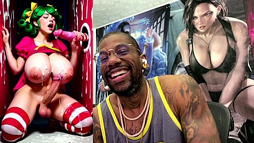 Transgender Candy Lover Cumming While Jerking Off A Candy Cane Cock And Getting Cummed On, AI Generated