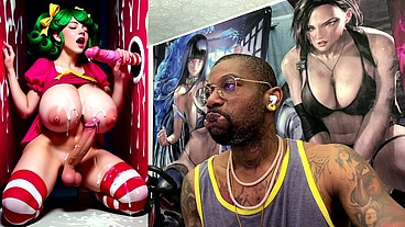 Transgender Candy Lover Cumming While Jerking Off A Candy Cane Cock And Getting Cummed On, AI Generated