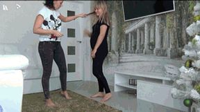 catfight hair pulling fight FF