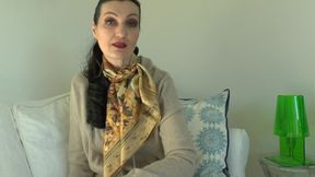 Wear a Silk Scarf and Masturbate in Front of Me, Lady Victoria Valente