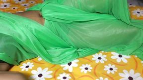 I Went to My Boss's House Wearing Green Sari to
