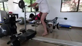 MILF Gets Fucked in Gym and Cum in Her Mouth