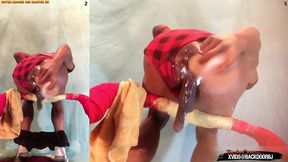crazy enema twink - this guy pumps his asshole full of water and uses a monster cock to plunge it out, farts and prolapses ...but like, i m not gay tho - ass monkey