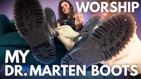 Worship My Dr Marten Boots - Sophia Truee commands complete boot worship and domination as she instructs submissives to lick and adore her Dr Marten boots