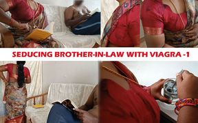 Fucking Brother-in-law with Tablet - Saree Sex -1