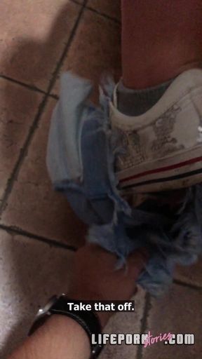 Life Porn Stories 12 - Part 4: Cinema Bathroom Sex