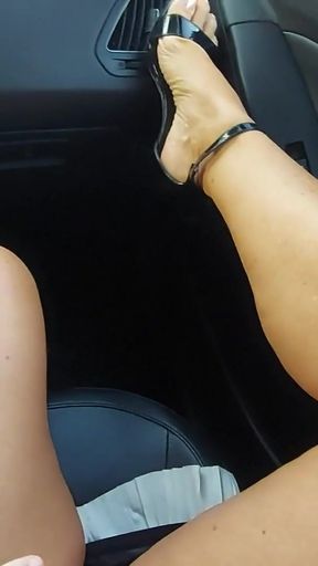 Powerful moment from &quot;Stepson takes his stepmom to work in the morning, and she spreads her legs and starts teasing him in&quot;