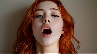 Ginger big natural - AI generated