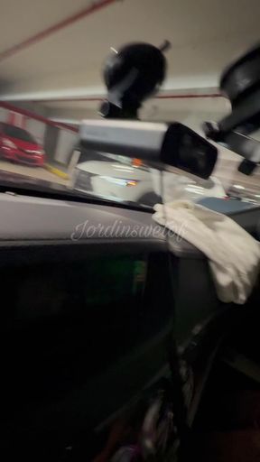 Hot milf caught exposing her big tits in public
