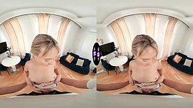Ann Joy and her hot friends have some steamy virtual reality action