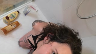 PEE - Lena Fire's first time - He peed a lot and obliged me drink it